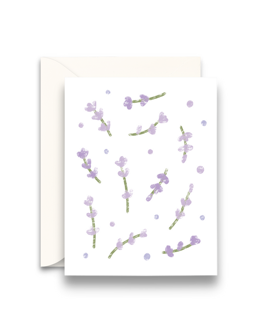 Lavender Card