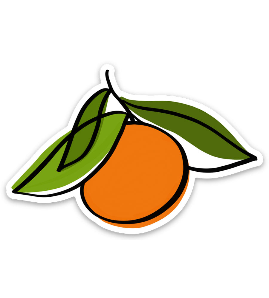 Orange Sticker